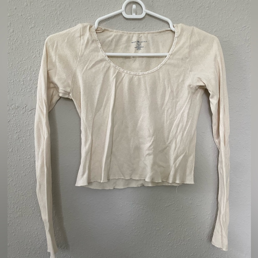 Brandy Melville off white long sleeve